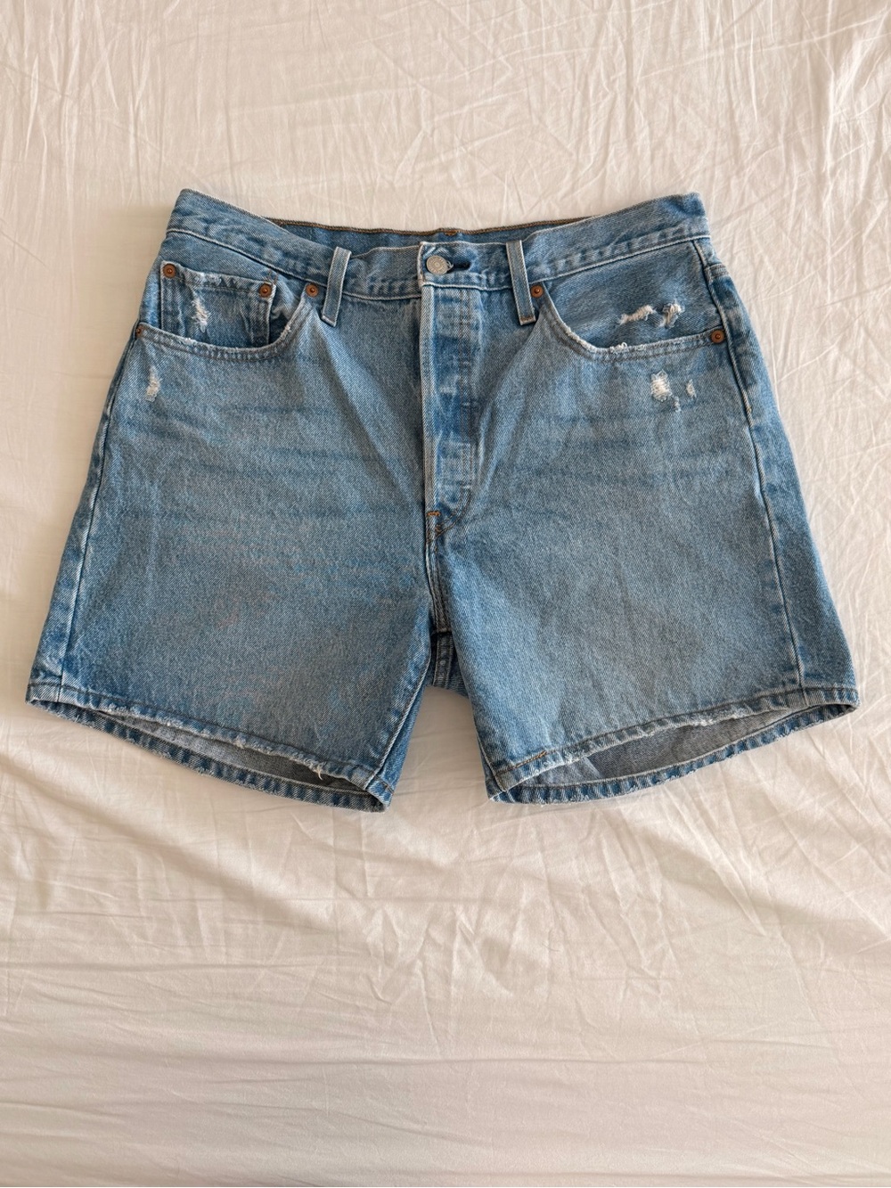 501 Levi’s Light Blue Denim Women’s Shorts